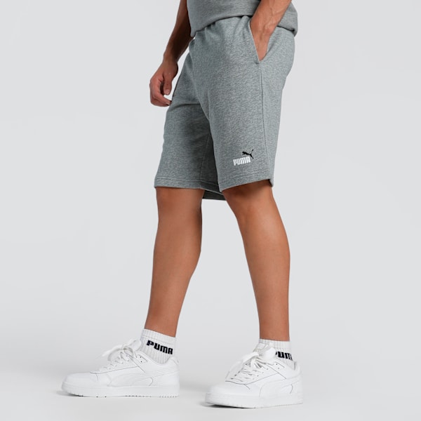 2 Colour No. 1 Logo Men's 10" Shorts, Medium Gray Heather, extralarge-IND